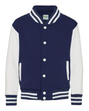 Just Hoods by AWDis - JH043B - KIDS VARSITY JACKET - Image 12