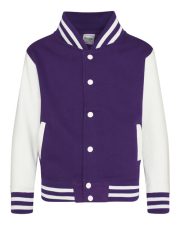 Just Hoods by AWDis - JH043B - KIDS VARSITY JACKET - Image 14
