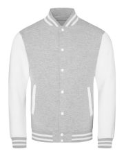 Just Hoods by AWDis - JH043B - KIDS VARSITY JACKET - Image 3