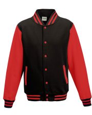 Just Hoods by AWDis - JH043B - KIDS VARSITY JACKET - Image 6