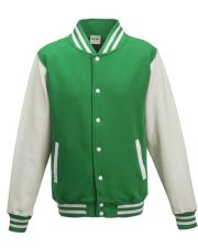 Just Hoods by AWDis - JH043B - KIDS VARSITY JACKET - Image 9