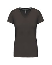 Kariban - KB381- LADIES SHORT SLEEVE V-NECK T-SHIRT - Image 3