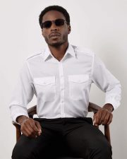 Kustom Kit - KK134 - TAILORED FIT PILOT LONG SLEEVE SHIRT