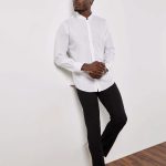 Kustom Kit - KK161 - TAILORED FIT MANDARIN COLLAR LONG SLEEVE SHIRT