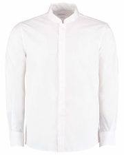 Kustom Kit - KK161 - TAILORED FIT MANDARIN COLLAR LONG SLEEVE SHIRT - Image 3