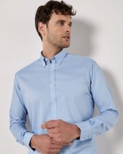 Kustom Kit - KK182 - SLIM FIT STRETCH OXFORD LONG SLEEVE SHIRT