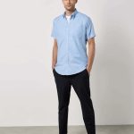 Kustom Kit - KK183 - SLIM FIT WORKWEAR OXFORD SHORT SLEEVE SHIRT