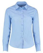 Kustom Kit - KK242 - LADIES TAILORED FIT POPLIN LONG SLEEVE SHIRT - Image 5