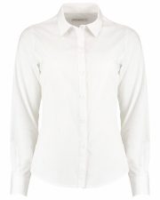 Kustom Kit - KK242 - LADIES TAILORED FIT POPLIN LONG SLEEVE SHIRT - Image 6