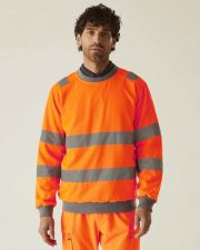 Regatta - RG219 - HI-VIS PRO CREW NECK SWEATER