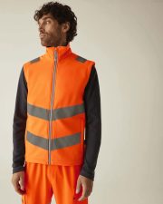 Regatta - RG266 - HI-VIS PRO CONTRACT ABLAZE SOFTSHELL BODYWARMER