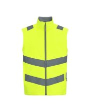 Regatta - RG266 - HI-VIS PRO CONTRACT ABLAZE SOFTSHELL BODYWARMER - Image 3