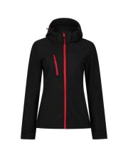 Regatta - RG636 - LADIES VENTURER 3 LAYER HOODED SOFTSHELL - Image 3