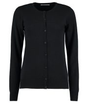 Kustom Kit - KK355 - LADIES CLASSIC FIT ARUNDEL CREW NECK LONG SLEEVE CARDIGAN - Image 2