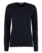 Kustom Kit - KK355 - LADIES CLASSIC FIT ARUNDEL CREW NECK LONG SLEEVE CARDIGAN - Image 3