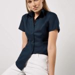 Kustom Kit - KK360 - LADIES TAILORED FIT WORKWEAR OXFORD SHORT SLEEVE SHIRT