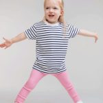 Larkwood - LW027 - STRIPED CREW NECK T-SHIRT