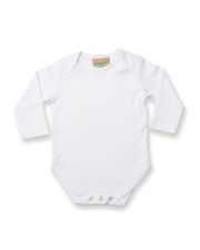 Larkwood - LW052 - LONG SLEEVE BABY BODYSUIT - Image 2
