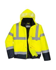Portwest - PW100 - HI-VIS CONTRAST BOMBER JACKET
