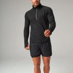 Tombo - TL562 - MENS LONG SLEEVE 1/4 ZIP TOP