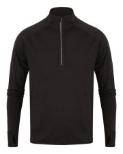 Tombo - TL562 - MENS LONG SLEEVE 1/4 ZIP TOP - Image 2