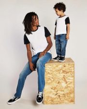 Vanilla -  VN103 - MENS WHITE PANEL T